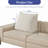 Cotton Linen Sofa Back Support Wedge Pillow Decorative Bed Throw Pillow, White Compression-118161090