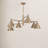 Moderne 6-Light Chandelier