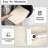 Washable Runner Rug for Hallway 2x6 Bathroom Rug Non Slip Modern Solid Color Textured Carpet Stain Resistant Contemporary Mats for Entryway Bedroom Kitchen Beige-322864564-322864550