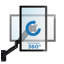 Mount-It Full Motion Dual Arm Monitor Wall Mount, Fits w/ Monitors from 13" to 27" | 14.3 Lbs. Cap.