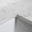 Plateau de meuble-lavabo simple en marbre blanc avec lavabo 43 po Berlind-2107702765-2111239926