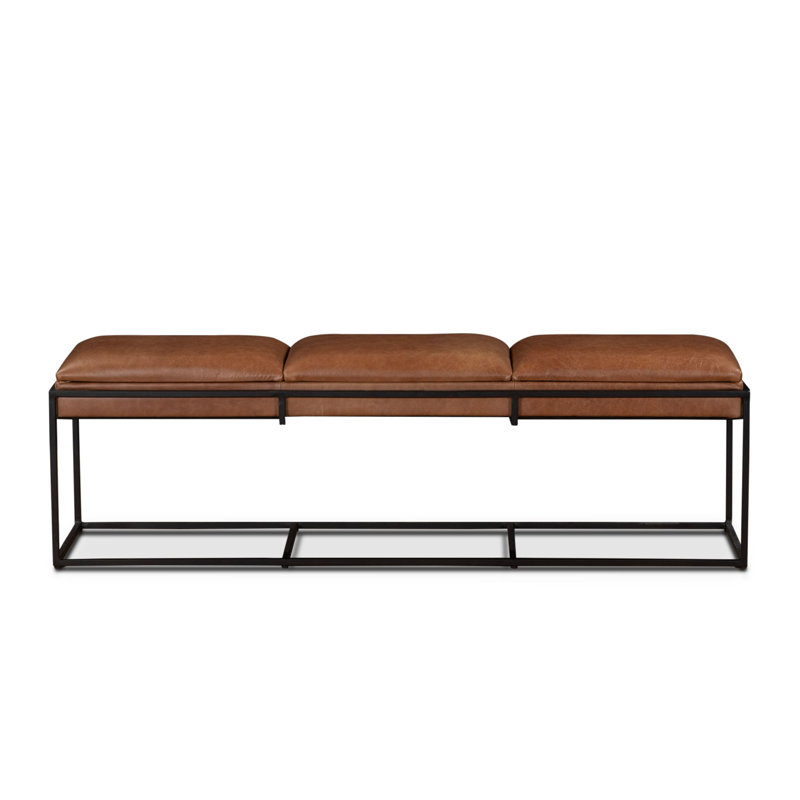 Melbourne Leather Dining Bench