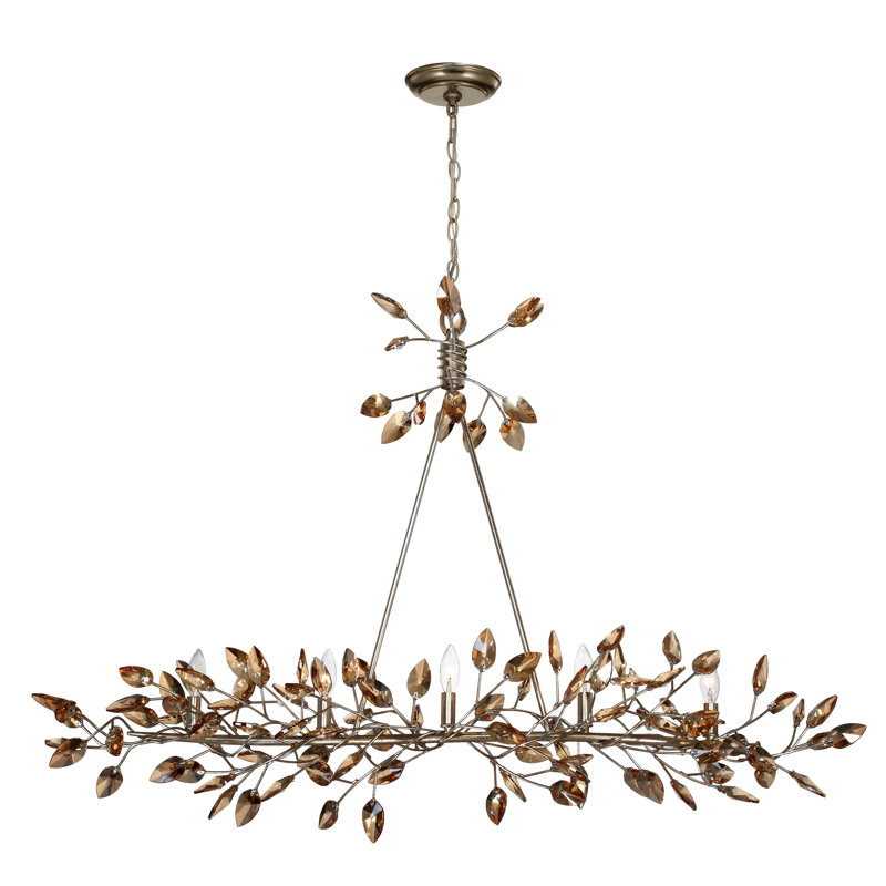Bosley 5 - Light Kitchen Island Pendant, Antique Gold / Champagne