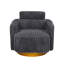 Fauteuil pivotant en velours Luxe-297737097