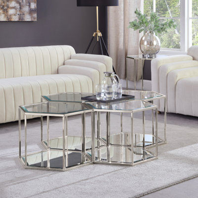 Dickerson Glass Top Coffee Table