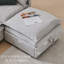 Canapé modulaire de 86 po avec grand espace de rangement, canapé modulaire en U en chenille avec repose-pieds, avec coussins de siège profonds et coussins décoratifs-2066905049-2066905045-2066905050