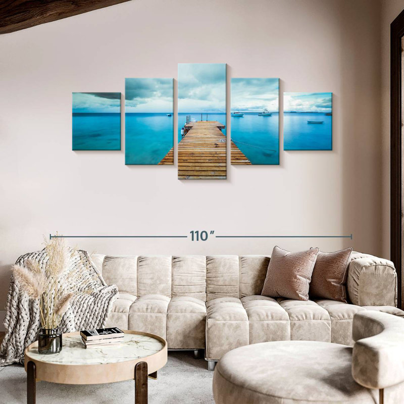 Bonaire Dock, 42" H x 92" W