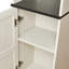 Armoire de rangement haute en bois