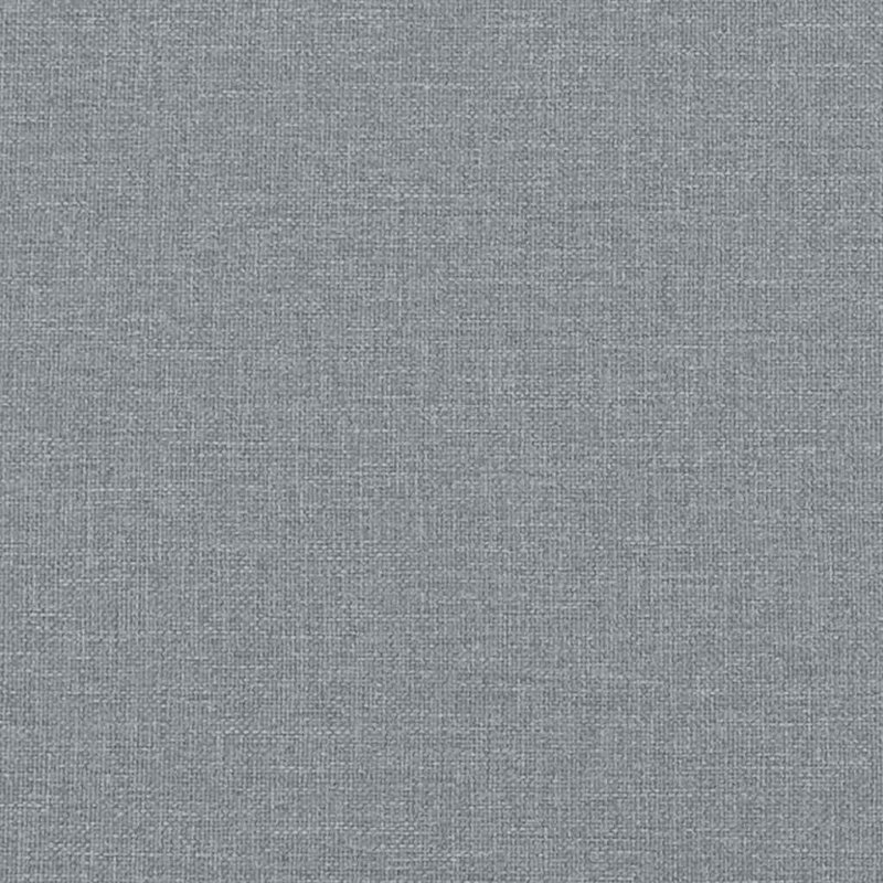 Structure de lit avec DEL sans matelas 76 po x 79,9 po gris clair Hvar, Gris clair, Très grand lit