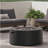 32-inch Deck 40000 BTU Round Iron Propane Fire Pit, without Tank Lid