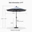 Parasol de table rond à manivelle et inclinable avec système de manivelle de marché-1720235807-1700140565