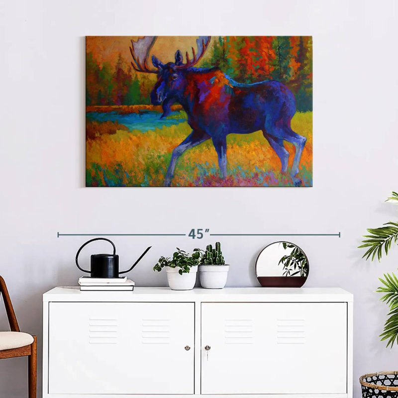 Brampt Majestic Moose, 24" H x 36" W