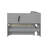 Twin Size Bed With L-Shaped Bookcases,Power Outlets, USB Charging Ports,Two Drawers-1137661538