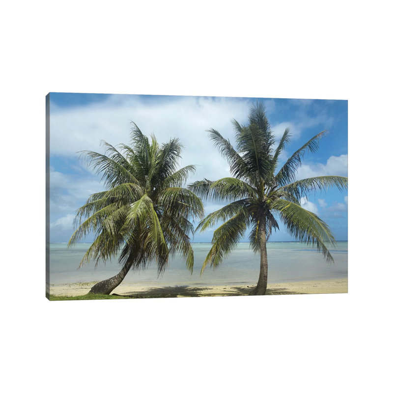 Palm Trees, Agana Beach, Guam by Tim Fitzharris - Wrapped Canvas Print, 101.6 cm H x 66.04 cm W x 3.175 cm D