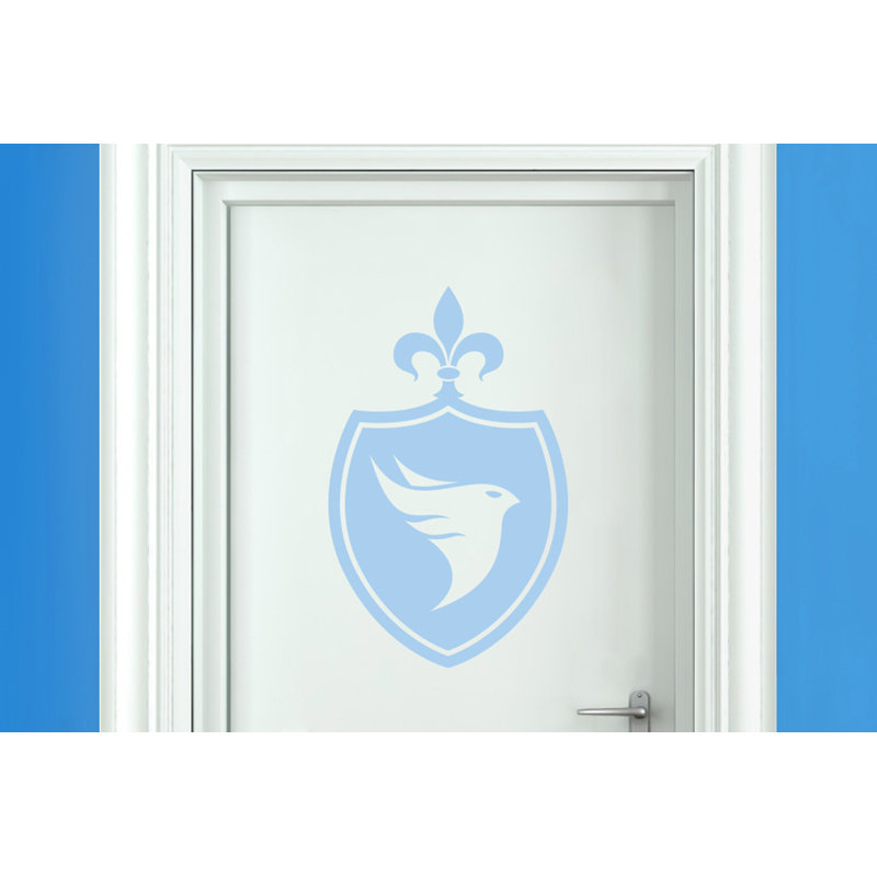 Animals Wall Decal, Light Blue
