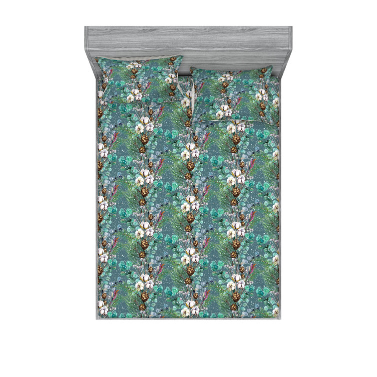 Drap-housse et taies décoratives 3 pièces Ambesonne