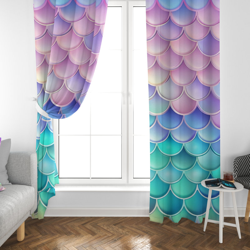 Paire de rideaux obscurcissant en polyester Elin, L 40 po x H 52 po