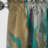 Gold And Turquoise Marble Fluid Ink II - Abstract Marble Blackout Abstract Curtain - 1 Panel-107824881