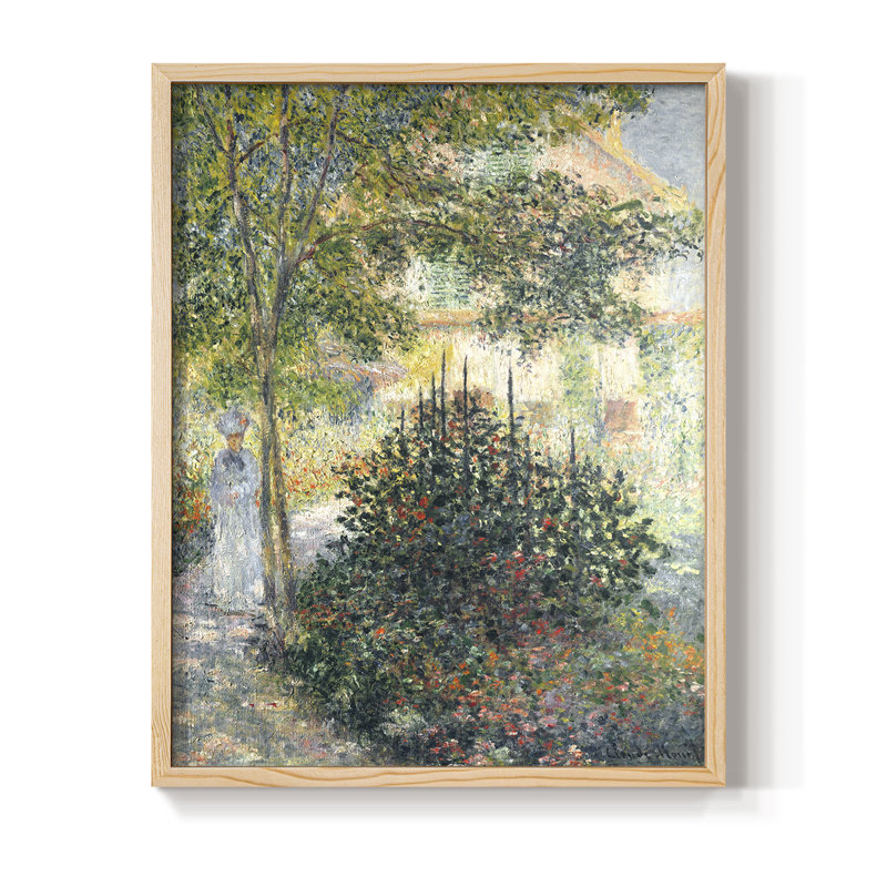 «Vintage Landscape LXIX», reproduction encadrée - bois massif, Natural, H 21 po x l 17 po
