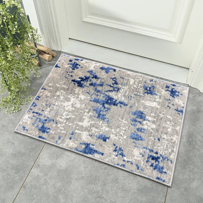 Tapis de porte Lara, gris