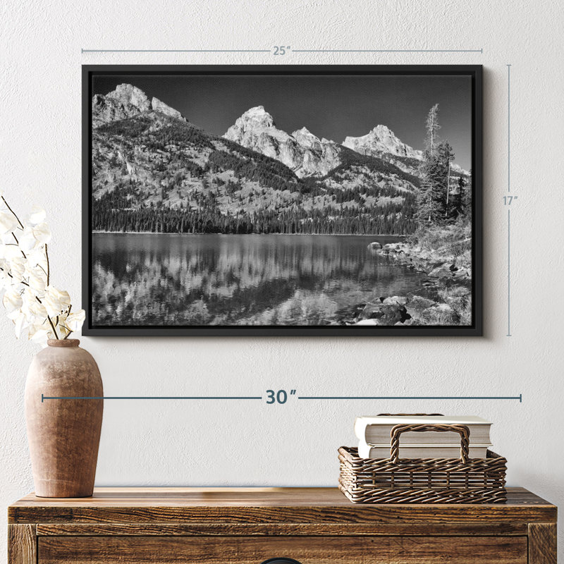 Impression sur toile Scenic Grand Teton, H 25 po x l 17 po