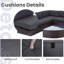 Ensemble de conversation modulaire d'extérieur 6 pièces-426489133