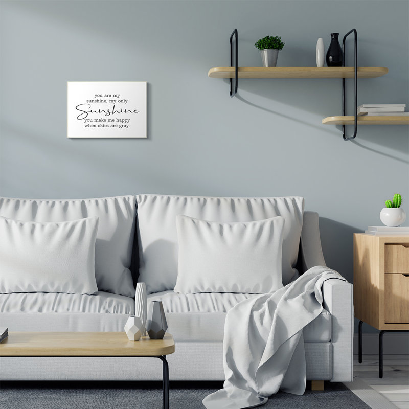 « my soleil home home », impression à motif noir et blanc, Plaque de bois, H 10 po x l 15 po