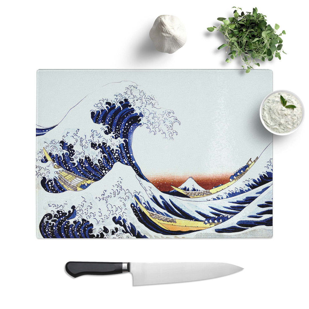 Tempered Glass The Great Wave of Kanagawa by Katsushika Hokusai Chopping Board