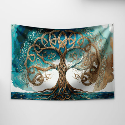 Tapisserie murale Sci Fi Celtic Tree of Life