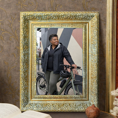 Cadre photo en ligne antique avec plexiglas 1PC 5 po x 7 po