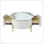 Table basse moderne avec 2 grands tiroirs de rangement Modern (31,5 po)
