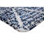 Tapis bleu et blanc en polyester Ajahnay-1420090163