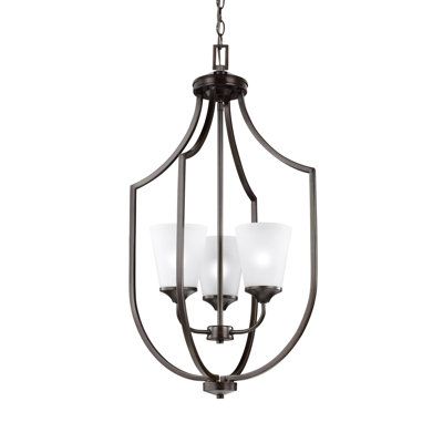 Lustre géométrique Hanford à 3 lumières