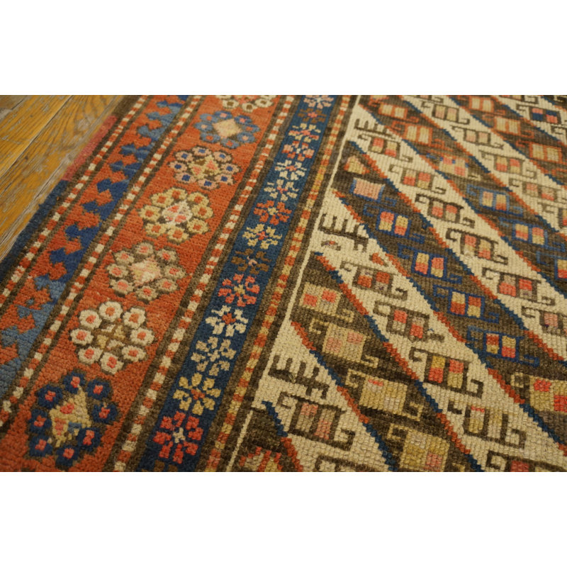 Hand Knotted Wool Geometric Area Rug