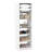 Akaylia Freestanding Closet Organizer With Adjustable Shoe Shelves-566236154