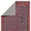 Tapis rouge foncé / bleu lavable à la machine Kalinaire-76986929