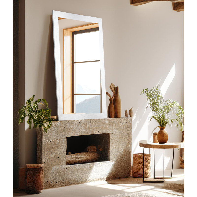 Miroir Ebark Designs Ebark, Blanc, 50 po x 33 po