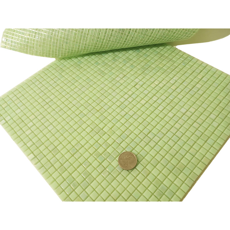 Galaxy 0.3125 in. x 0.3125 in. Iridescent Glass Pressed Edge Tiny Square Mosaic Wall Pool & Floor Tile