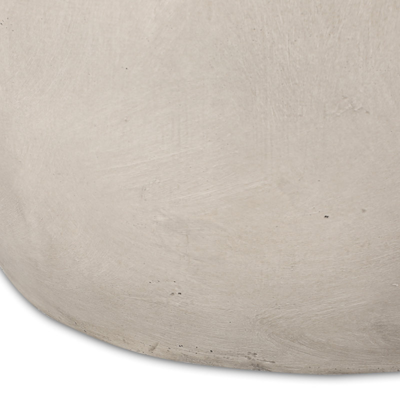 Table d'appoint d'extérieur en béton léger