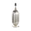 Barbato 84cm Living Room Table Lamp with Glass Base, Bedside Buffet Lamp with Linen Shade-94229637