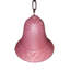 Cloche suspendue décorative en fonte