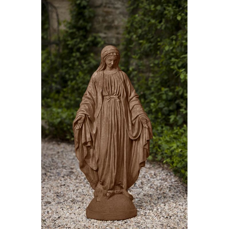 Classic Madonna Fairy Garden, Brownstone