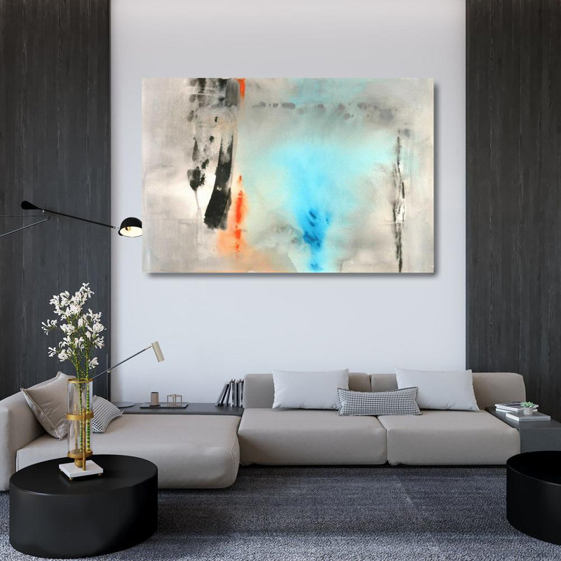 «Red Barrel Studio®», art sur toile tendue par Michelle, H 33 po x l 48 po