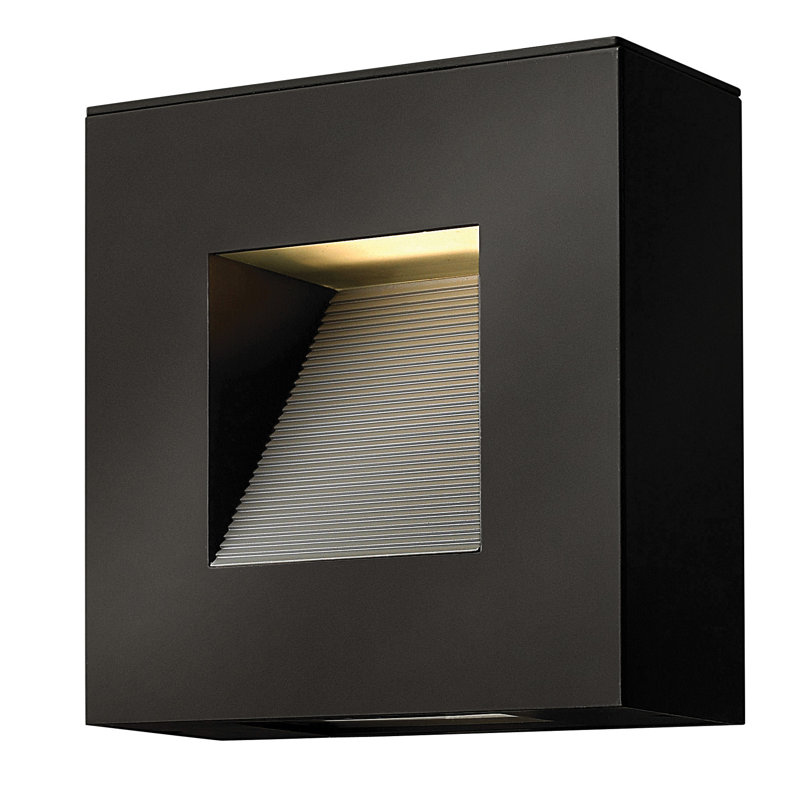 Atlantis 2 - Bulb Outdoor Flush Mount, Satin Black, LED