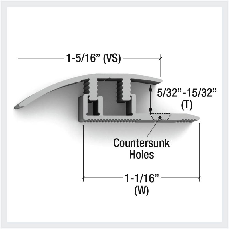ARD-D-412-A1-U, réducteur en aluminium avec rail