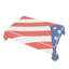Nappe 60 x 120 pouces American Flag Stripe