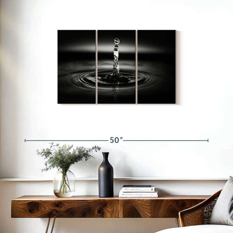 Kerrick Dramatic Water Drop, 20" H x 33" W