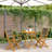 2 - Person Wood Patio Dining Set with Round Table-100242812