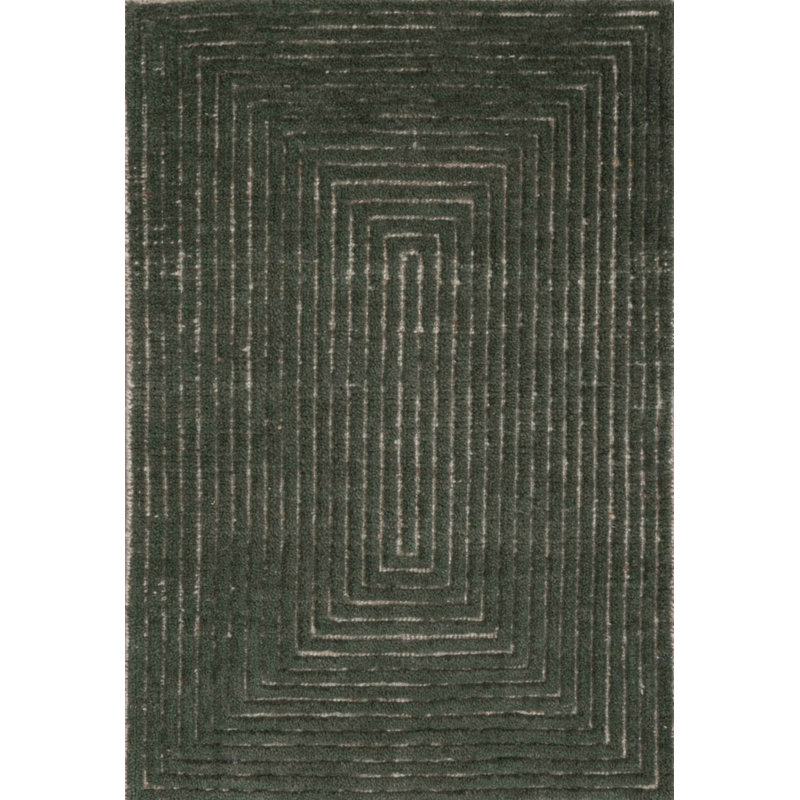 Contemporary, Stuart Street Collection Hand Knotted Wool Area Rug in Green