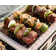 Fire Sense Yakatori Internal Grates Charcoal Chrome Cooking Grill Japanese Table - Large - Tan